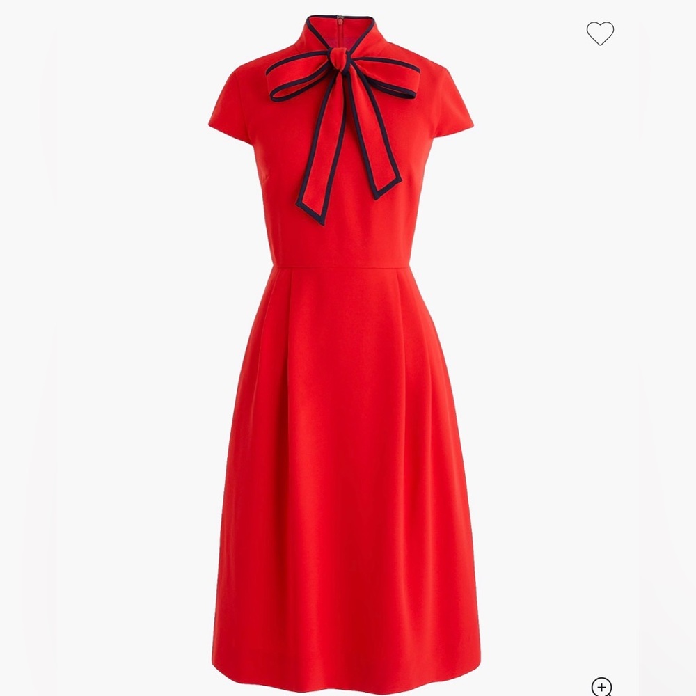 J Crew - Tie-Neck Sleeveless Dress 365 Crepe J2557 SZ 2